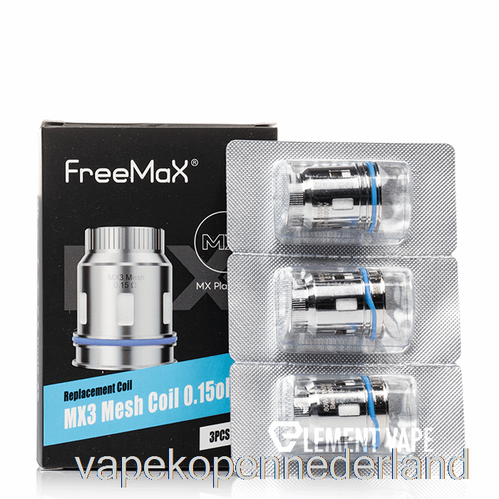 Vape Nederland Freemax Mx Vervangende Spoelen 0.15ohm Mx3 Mesh-spoelen